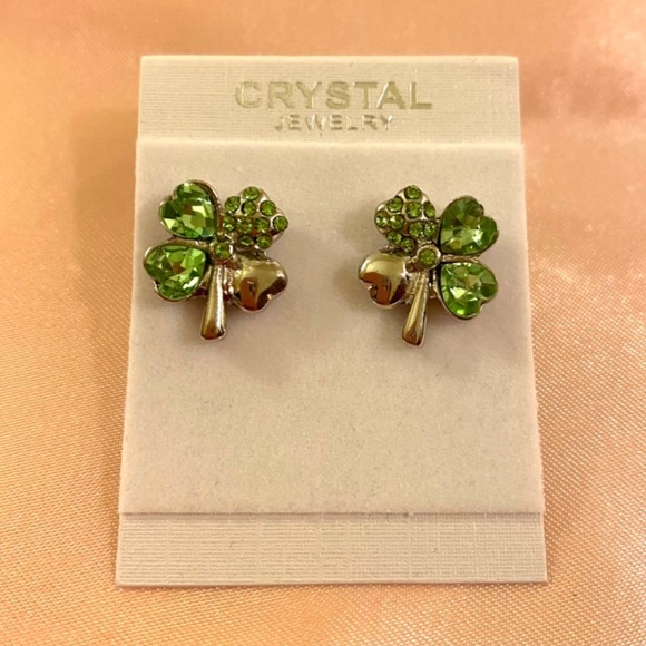 Marshalls Jewelry Nwt Four Leaf Clover Stud Earrings Poshmark